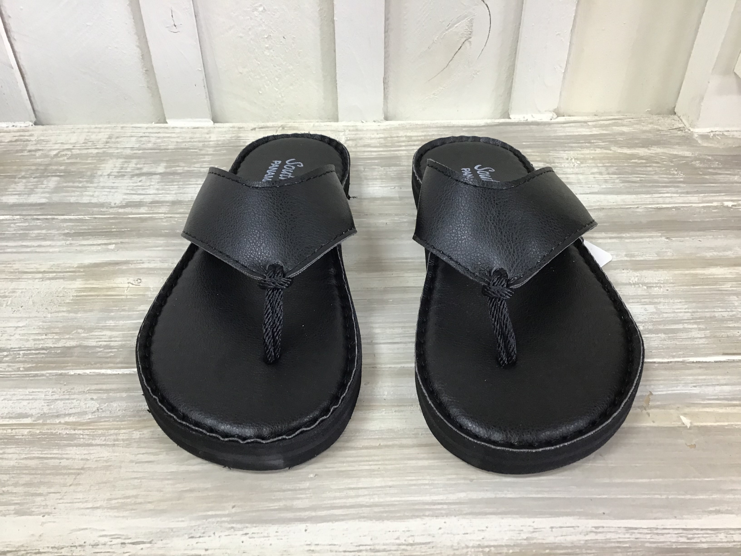 Men's Black leather Southern Soles | Gulf Coast Sandals LLC